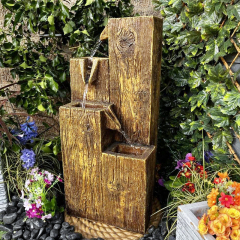 Wood Cascading Water Flow Fountain Tiered Wood Water Feature,Wood Cascading Water Flow Fountain Tiered Wood Water Feature,Quanzhou Rich Green Technology Co.,Ltd.