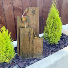 Wood Cascading Water Flow Fountain Tiered Wood Water Feature,Wood Cascading Water Flow Fountain Tiered Wood Water Feature,Quanzhou Rich Green Technology Co.,Ltd.