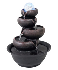 Modern Contemporary Spinning Ball Cascading Water Fountain Stacked Bowls Water Feature,Modern Contemporary Spinning Ball Cascading Water Fountain Stacked Bowls Water Feature,Quanzhou Rich Green Technology Co.,Ltd.