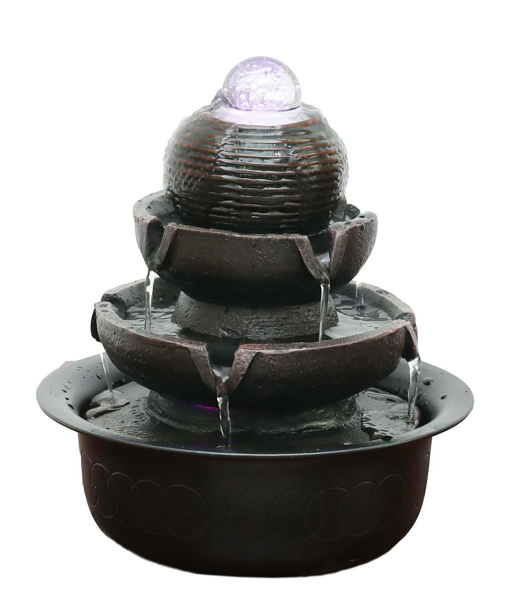 Spinning Ball Tiered Water Fountain Modern Deisgn Indoor Trickling Water Flow Water Feature,Spinning Ball Tiered Water Fountain Modern Deisgn Indoor Trickling Water Flow Water Feature  | Polyresin Metal Water Feature Fountain Manufacturer,Quanzhou Rich Green Technology Co.,Ltd.