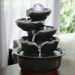 Spinning Ball Tiered Water Flow Fountain Cascading Water Flow Water Feature,Spinning Ball Tiered Water Flow Fountain Cascading Water Flow Water Feature  | Polyresin Metal Water Feature Fountain Manufacturer,Quanzhou Rich Green Technology Co.,Ltd.