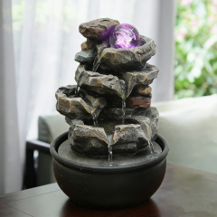 Indoor Tabletop Spinning Ball Rock Fountain Cascading Water Flow Rock Water Feature,Indoor Tabletop Spinning Ball Rock Fountain Cascading Water Flow Rock Water Feature,Quanzhou Rich Green Technology Co.,Ltd.