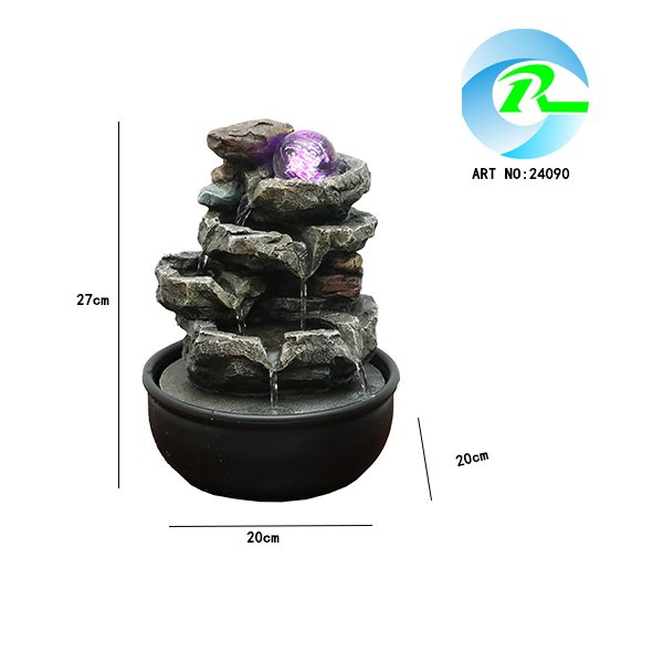 Indoor Tabletop Spinning Ball Rock Fountain Cascading Water Flow Rock Water Feature,Indoor Tabletop Spinning Ball Rock Fountain Cascading Water Flow Rock Water Feature,Quanzhou Rich Green Technology Co.,Ltd.