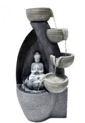 Outdoor Polyresin Zen Buddha Cascading Waterfall Fountain | Water Feature Manufacturer and Supplier in China,Polyresin Zen Buddha Water Fountain | Water Feature Supplier in China,Quanzhou Rich Green Technology Co.,Ltd.