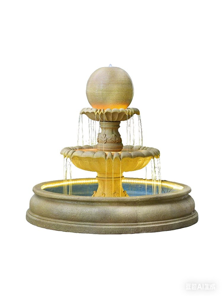 Customized Tiered Waterfall Water Feature Garden Centerpiece Water Fountain For Garden and Patio-Fountain Manufacturer in China,Grand Floor Tier Waterfall Fountain Garden Water Feature Manufacturer,Quanzhou Rich Green Technology Co.,Ltd.