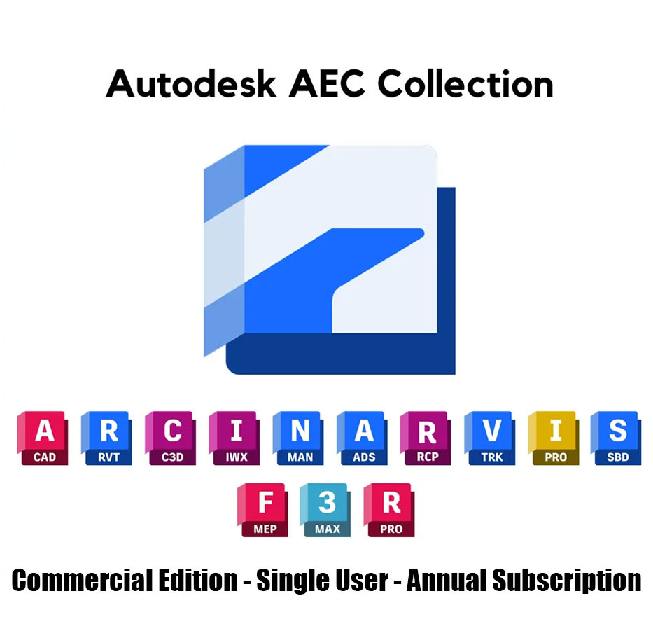 Autodesk Architecture, Engineering & Construction Collection — Commercial Single-User License (Annual Subscription)