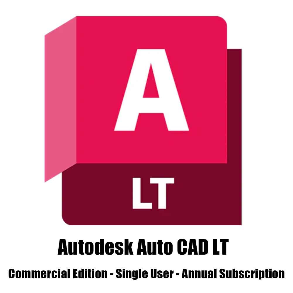 Autodesk AutoCAD LT — Commercial Single-User License (Annual Subscription)