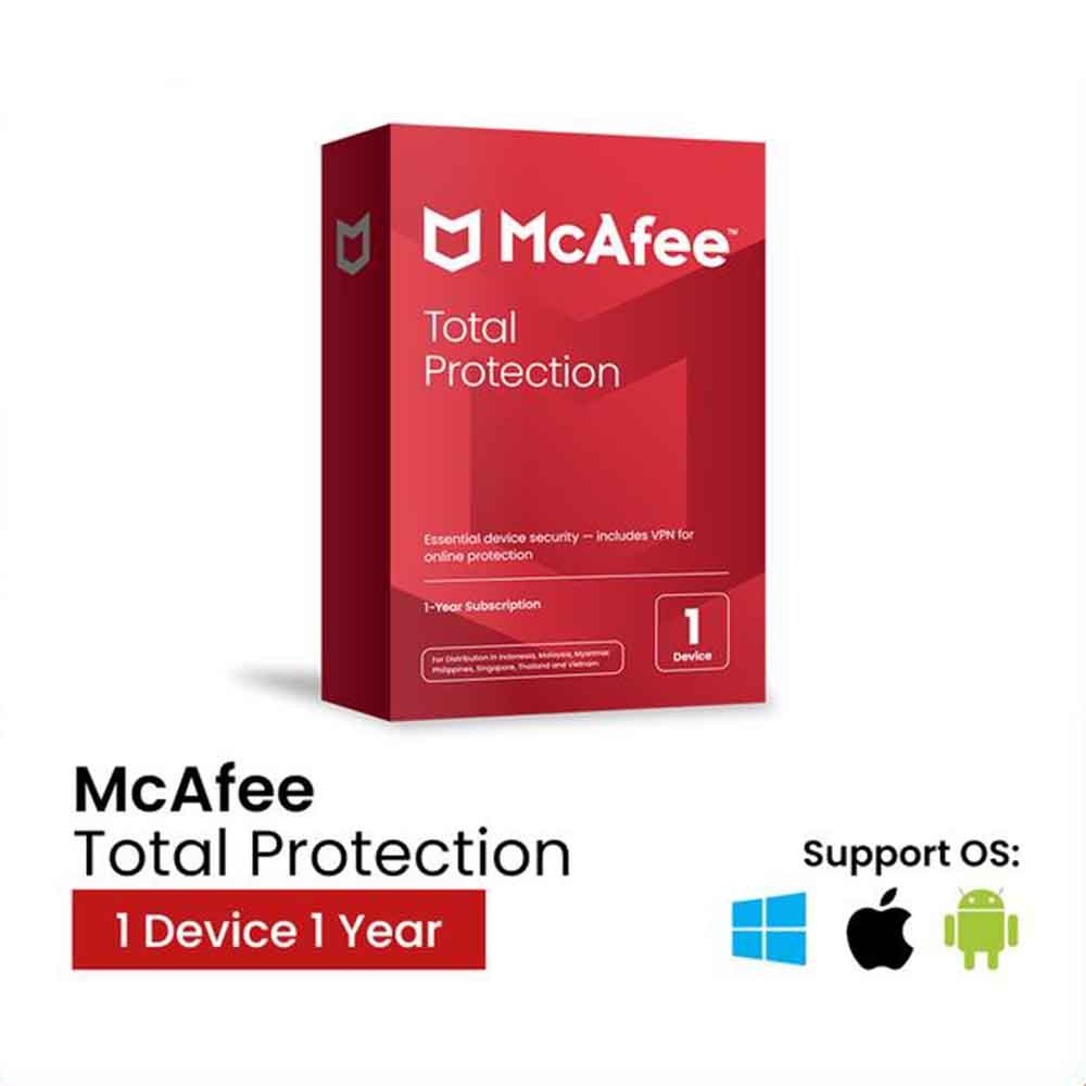 McAfee Total Protection — Commercial Annual Subscription (Multi-Device)
