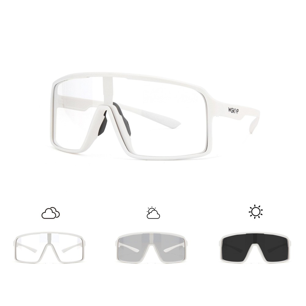 WGKVP PC Photochromic Cycling Sunglasses