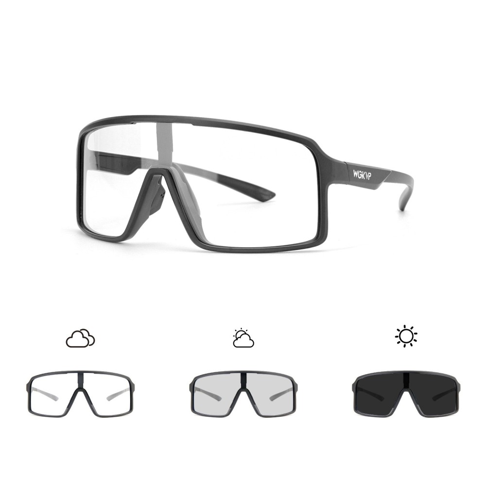WGKVP PC Photochromic Cycling Sunglasses