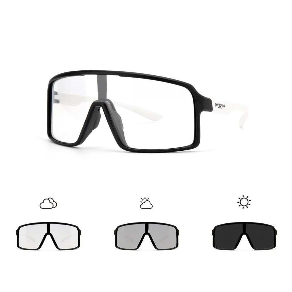 WGKVP PC Photochromic Cycling Sunglasses