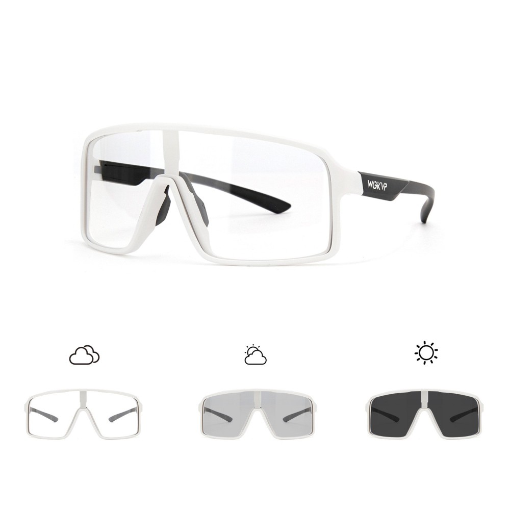 WGKVP PC Photochromic Cycling Sunglasses