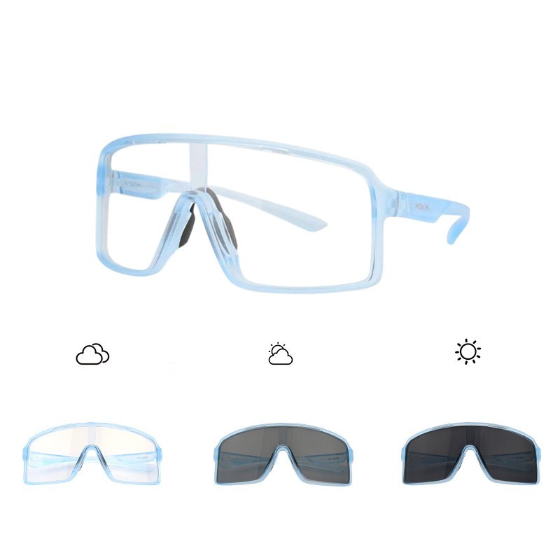 WGKVP PC Photochromic Cycling Sunglasses