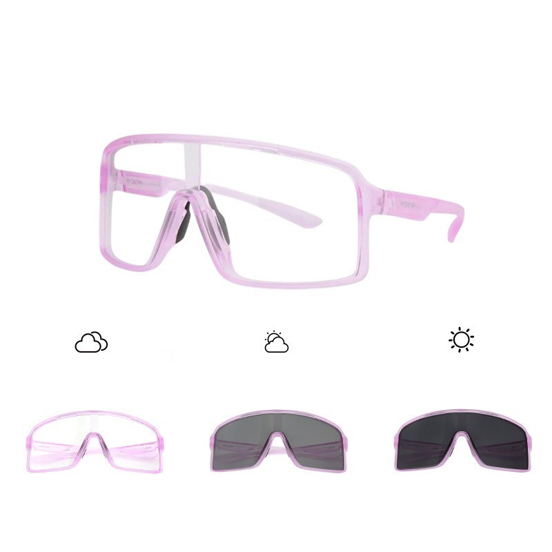 WGKVP PC Photochromic Cycling Sunglasses