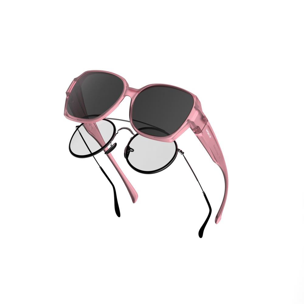 Polarized Fit-Over Sunglasses, Anti Glare, Oversized Square Shades, Large Trendy Glasses, UV400 Protection for Driving