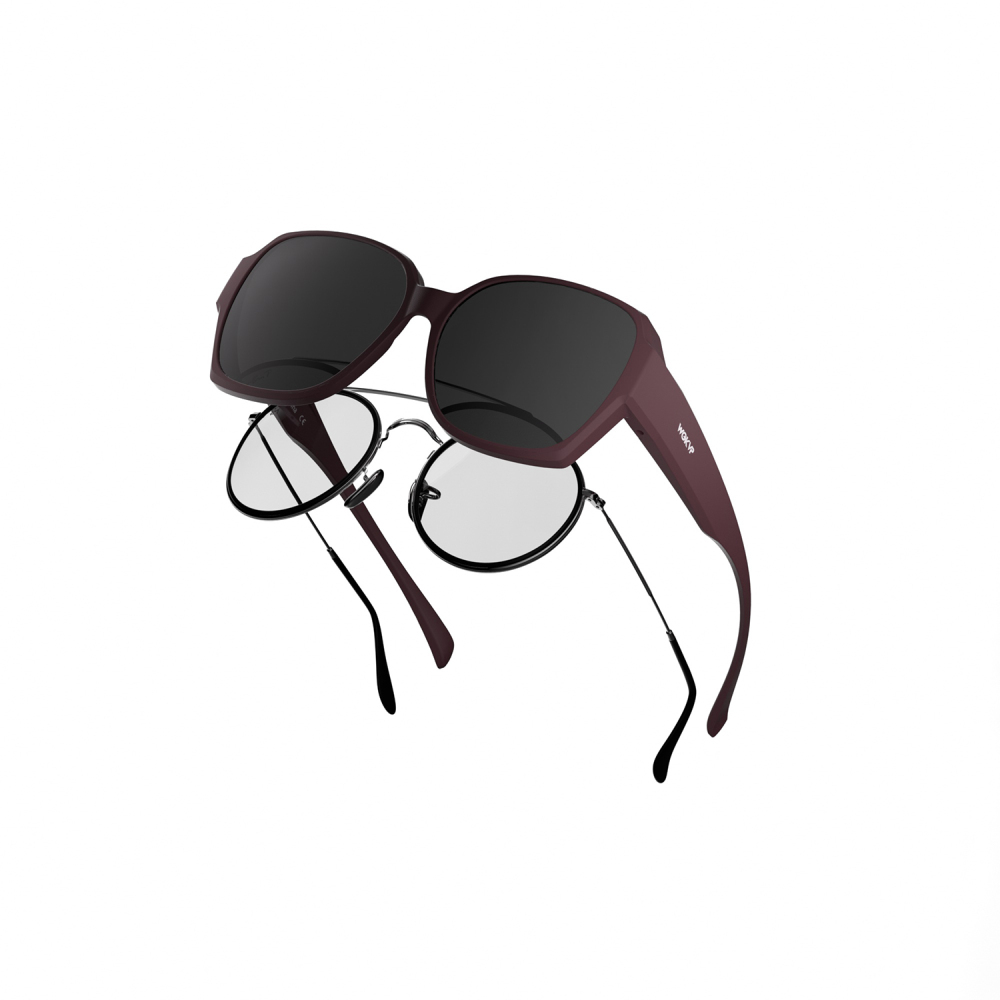 Polarized Fit-Over Sunglasses, Anti Glare, Oversized Square Shades, Large Trendy Glasses, UV400 Protection for Driving