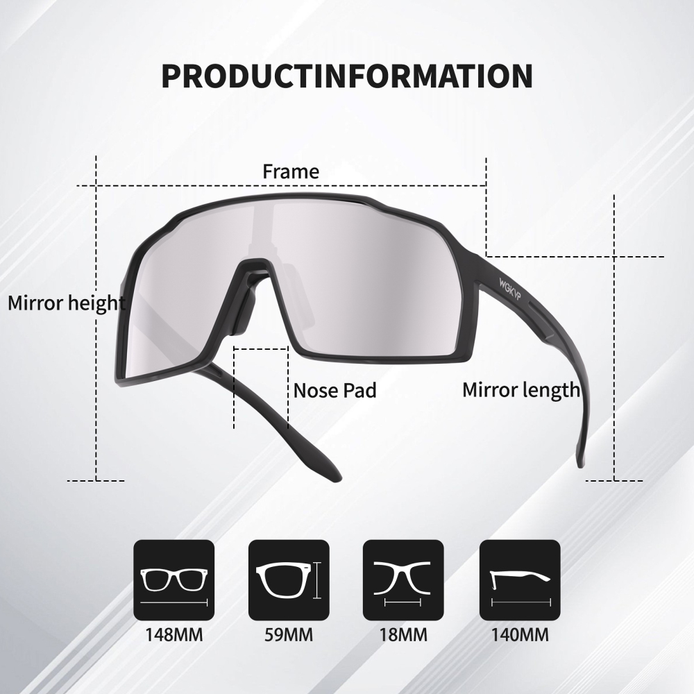 Colorful Polarized Cycling Glasses
