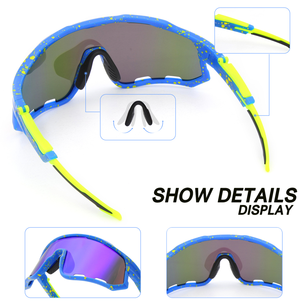 Polarized Cycling UV400 Windproof TAC Lens Unisex