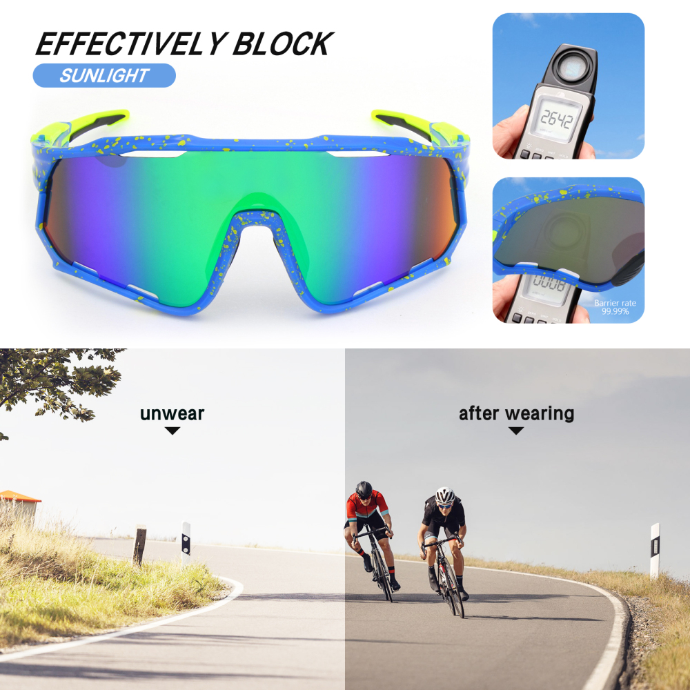 Polarized Cycling UV400 Windproof TAC Lens Unisex