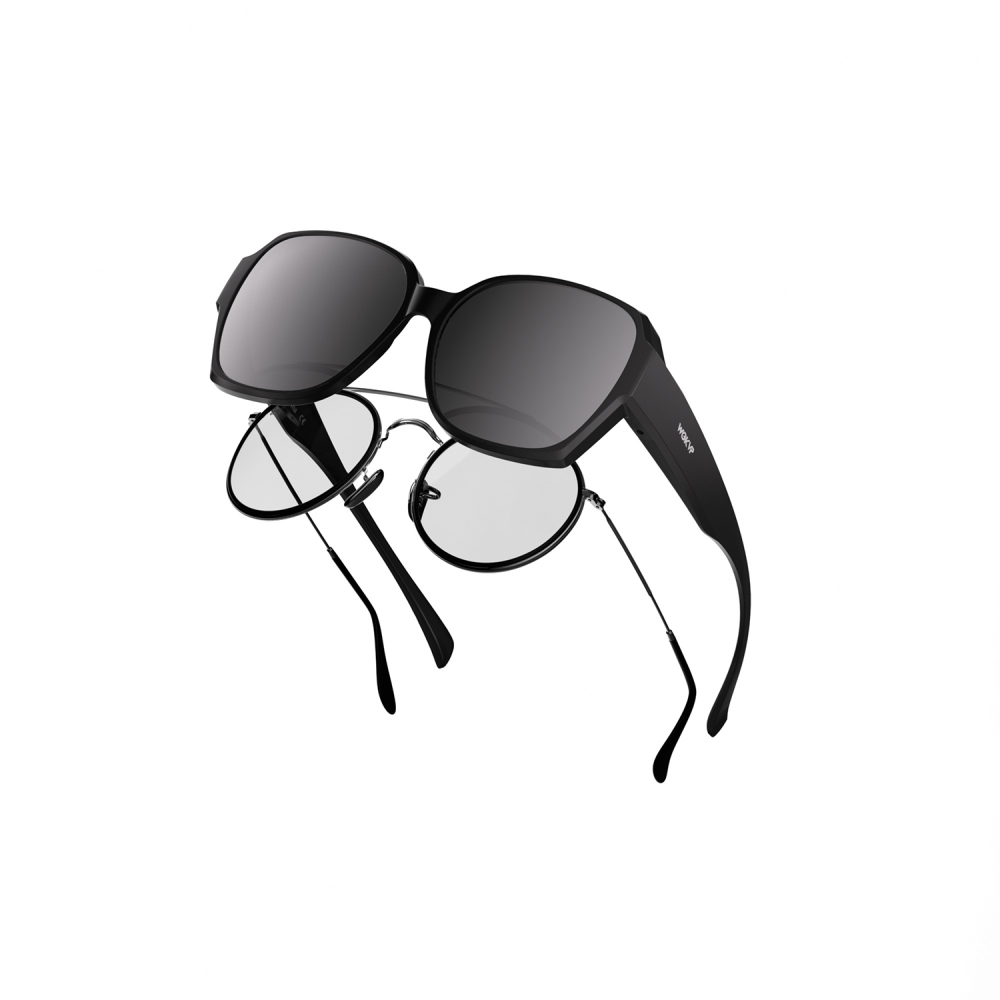Polarized Fit-Over Sunglasses, Anti Glare, Oversized Square Shades, Large Trendy Glasses, UV400 Protection for Driving