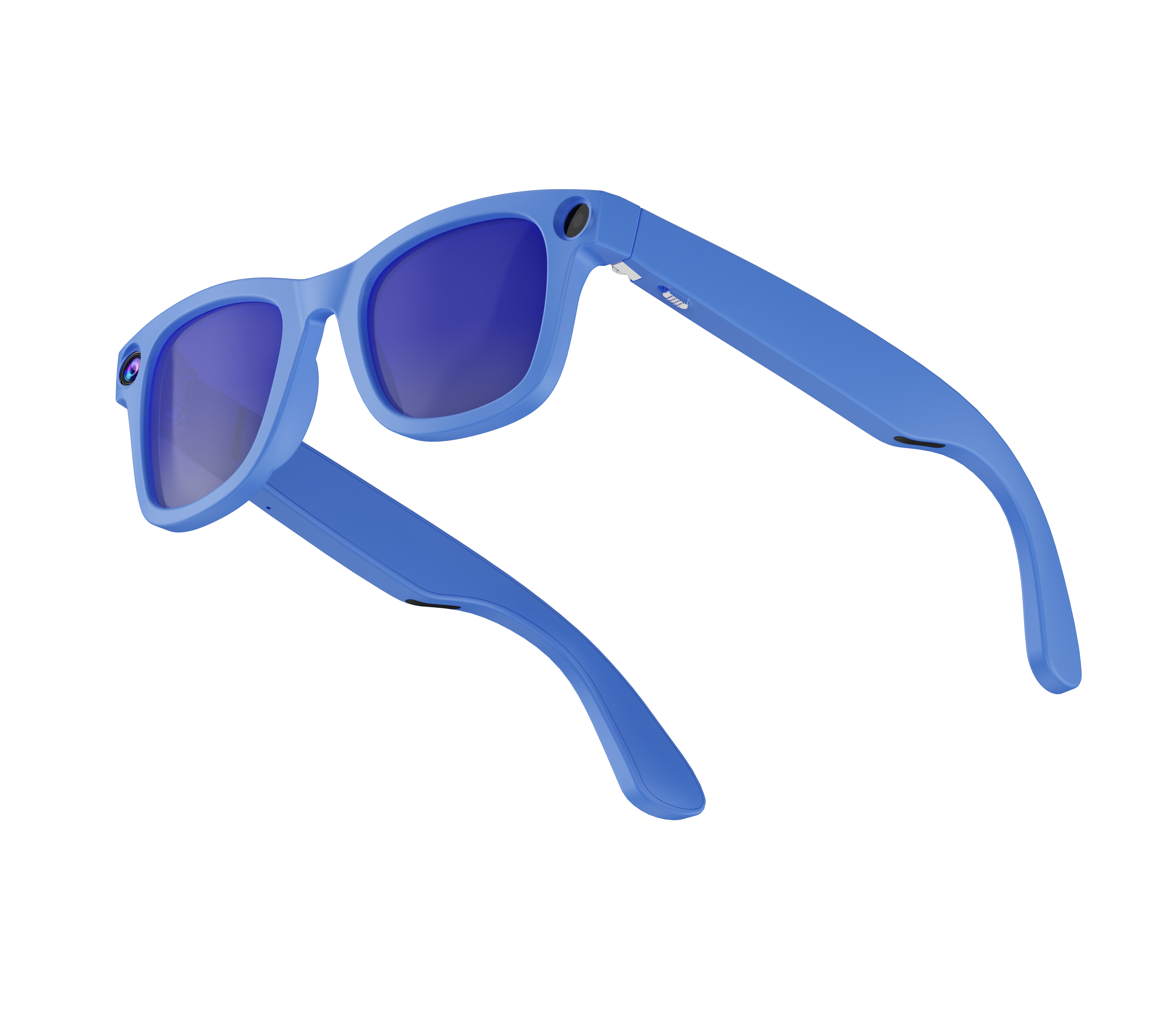 Smart AI Glasses with 8MP HD Camera & Bluetooth 5.3, Real-Time Translation Open-Ear Audio Sunglasses, 38g Ultra-Light Voice Assistant Glasses for Work & Travel