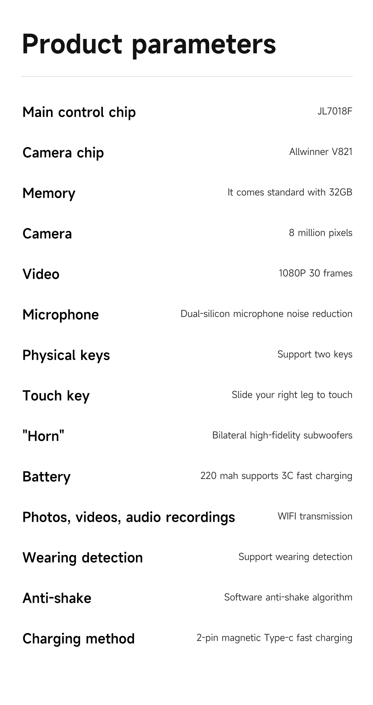 Smart AI Glasses with 8MP HD Camera & Bluetooth 5.3, Real-Time Translation Open-Ear Audio Sunglasses, 38g Ultra-Light Voice Assistant Glasses for Work & Travel