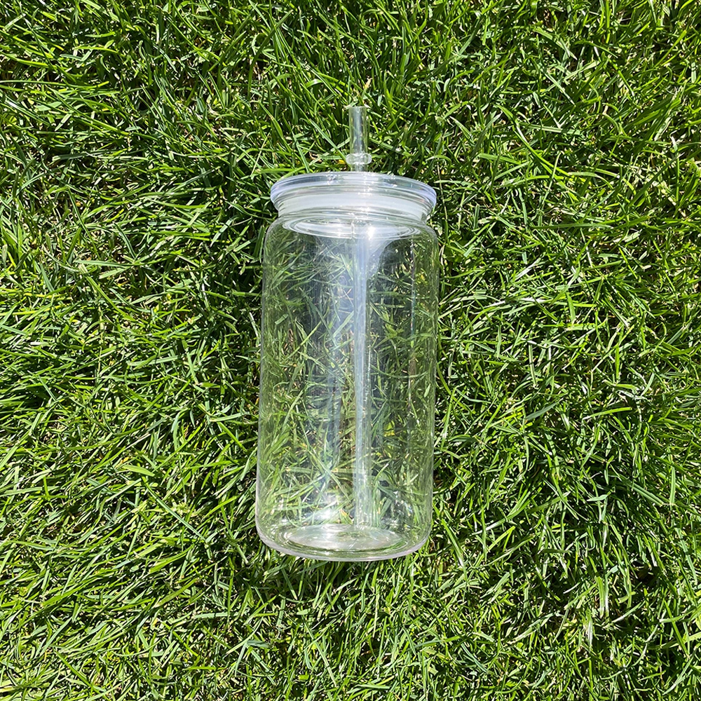 USA Warehouse 16oz Acylic Plastic Cup With Clear Plastic Lids for Uv Dtf Wraps