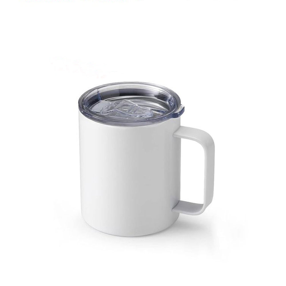 US RTS 12oz Stainless Steel Sublimation Mugs Travel Coffee Mug with Handle (25PCS)