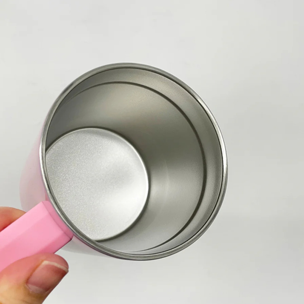 USA Warehouse 10oz Blank Sublimation Macaron Color Lowball Metal Tumblers With Removable Plastic Handle Water Cups With Magnetic Lids and Stainless Steel Straw
