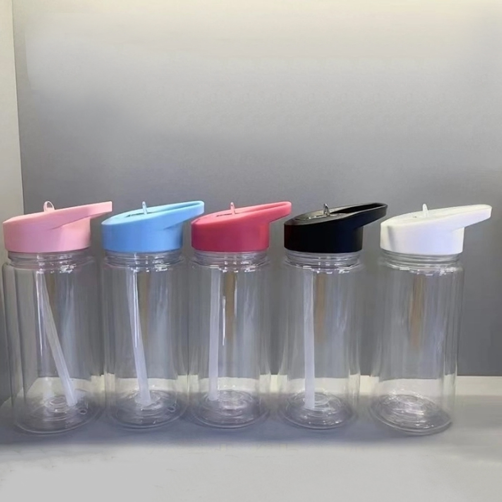 US Warehouse 10oz  Double Walled Plastic Bottles For Snow Globes With Pre Drilled Hole And Plug