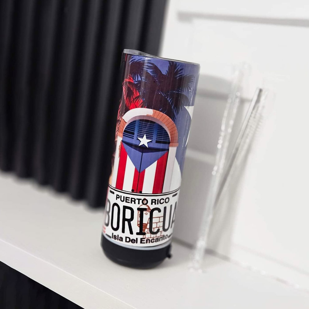 USA Warehouse 20oz Blank Sublimation Straight Music Player Bluetooth Speaker Tumbler