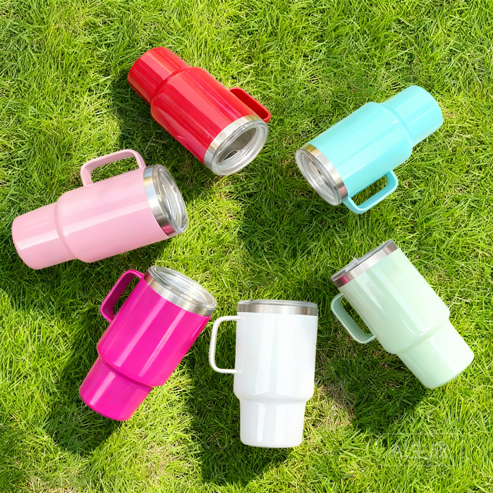 USA Warehouse 3oz Mini Tumbler Shot Glass With Handle For Blank Sublimation