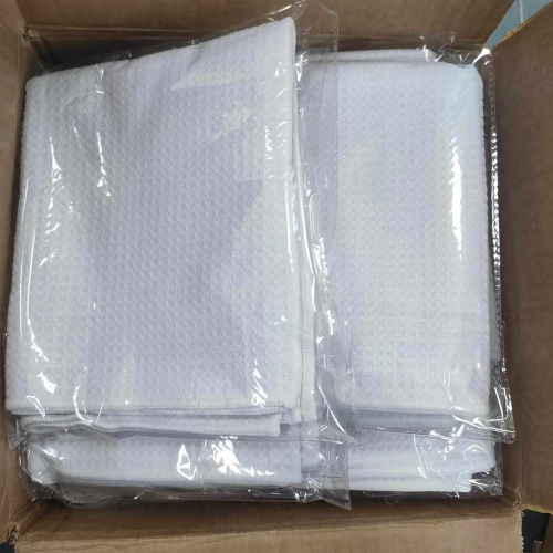 Wholesale Sublimation Blanks Towels 16x24 inch - Premium Waffle Weave Microfiber Towels for Kitchen - Polyester Blanks for Kitchen or Craft Use