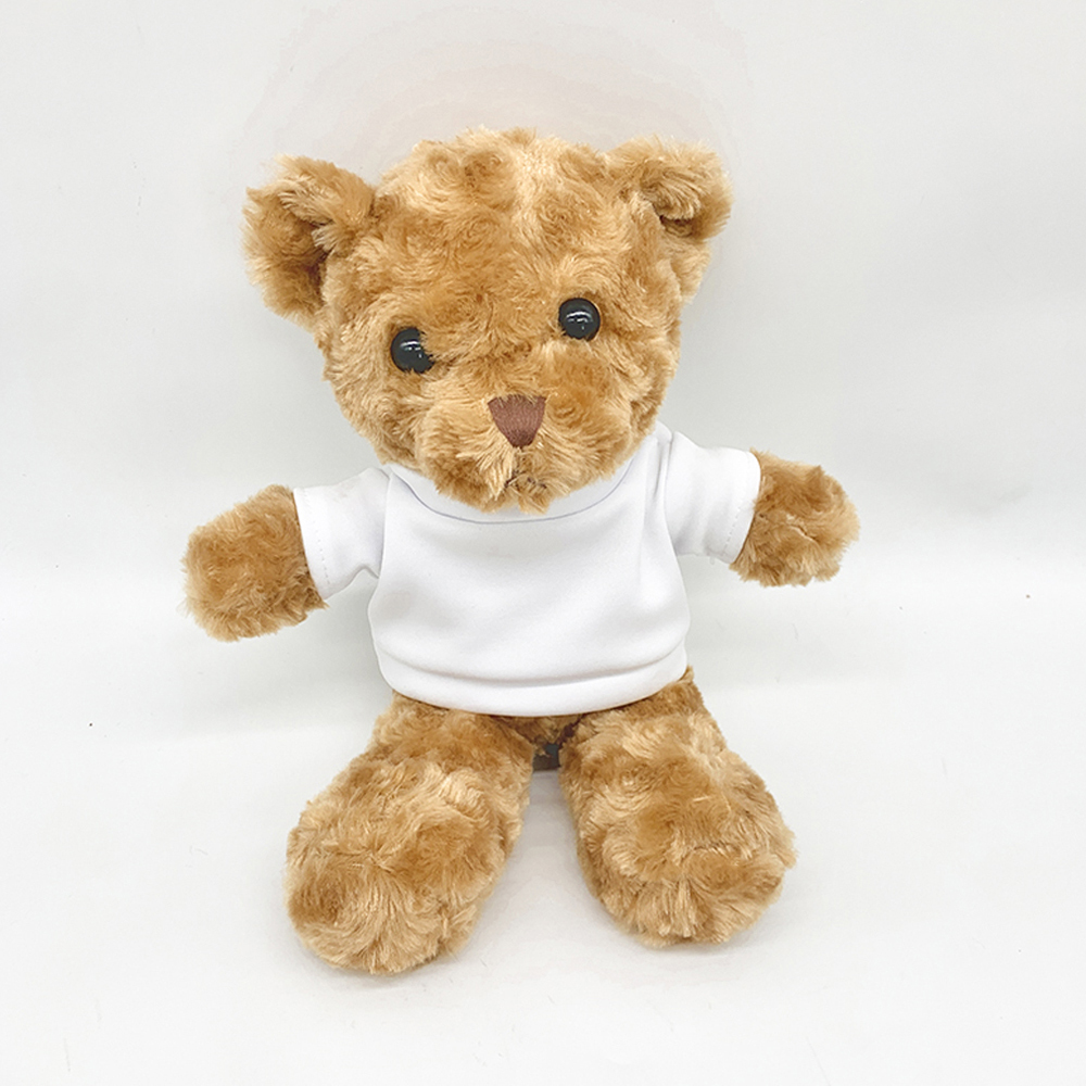 Plush Bear with Sublimation Blank Tshirts for DIY 12.5inch /32cm Big size Plush Toy