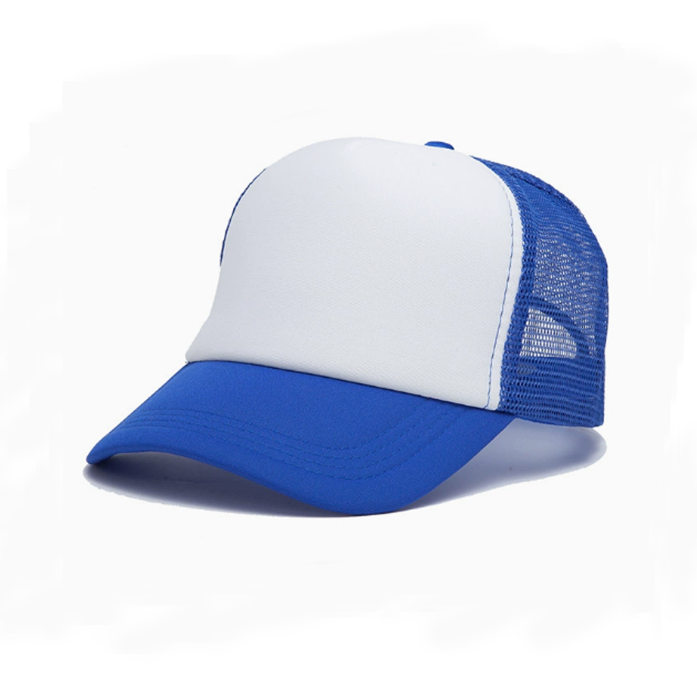 Sublimation Blank Polyester Mesh Cap Mesh Trucker Summer Mesh Cap