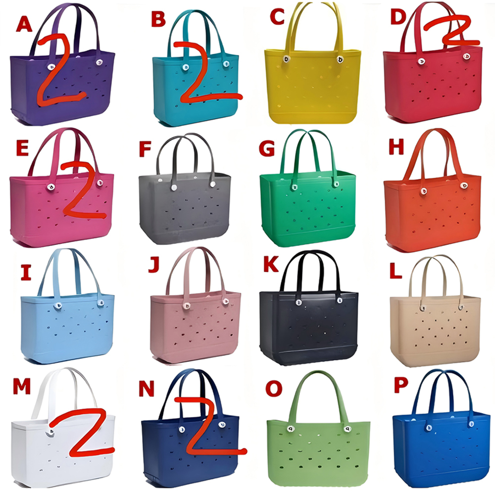 Beach Bag Waterproof Travel Bags Washable Tote Portable Open Handbag for Sports Beach Boat Outdoor mixed color