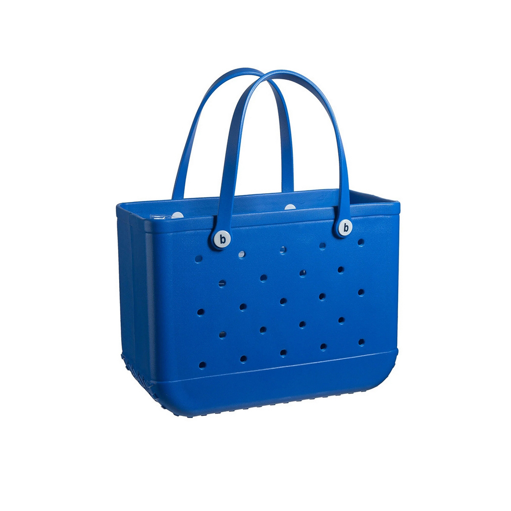 Rubber Tote Bag Small Beach Bag Waterproof Travel Bags Washable Tote Portable Open Handbag for Sports Beach Boat Outdoor