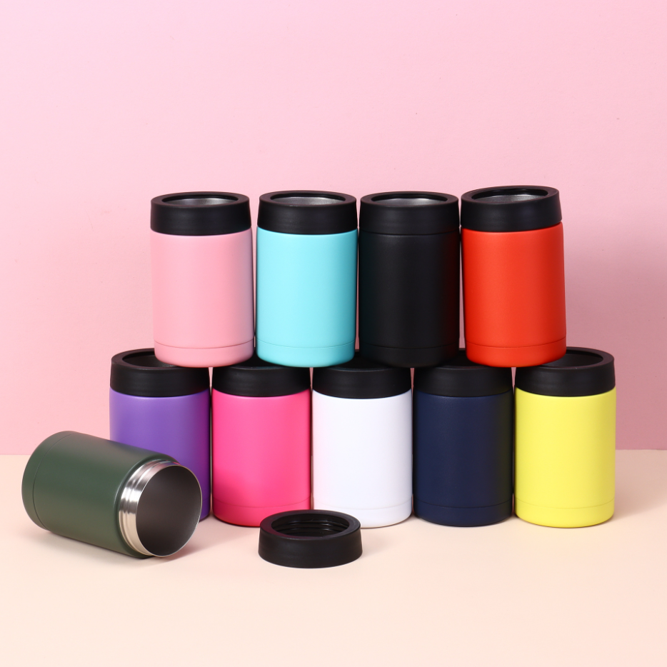 25 pack 12oz can cooler insulated container 304 stainless steel, suitable for outdoor and car use, can hold cola or beer