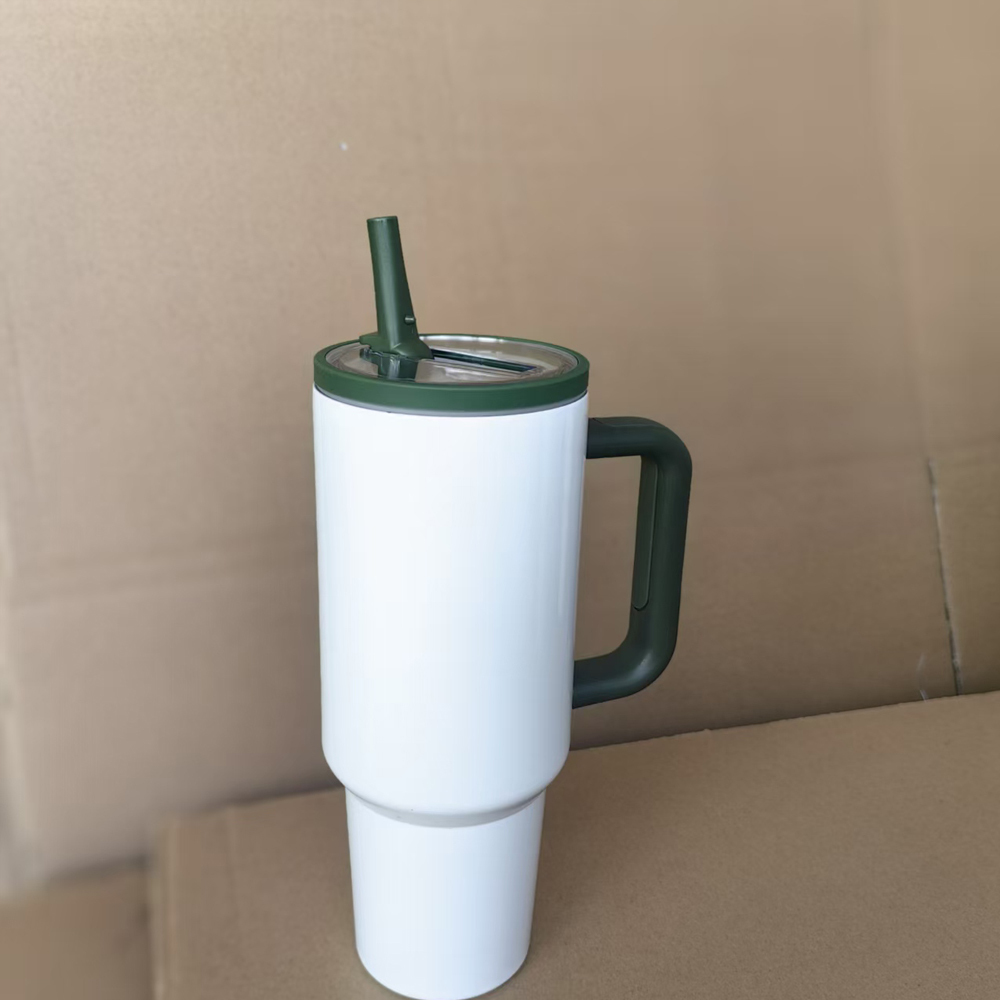 16pack China 40oz Gen 4.0 sublimation white with color lids and leak proof lids Mug Stainless Steel