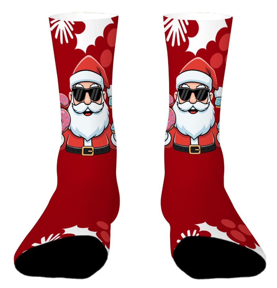 67 Pattern Printed Crew Socks, Funny Ice Cream Donut Design Novelty Sock for Men Women-Cotton Blend Casual Crew