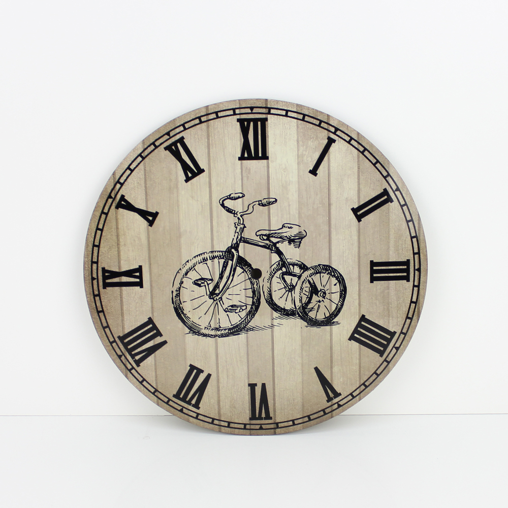 12 pack US Sublimation MDF Clock Blanks Bulk Wood DIY Wall Clock Round Printing Battery Operated for Easter Halloween Christmas Thanksgiving Day School Home Decor