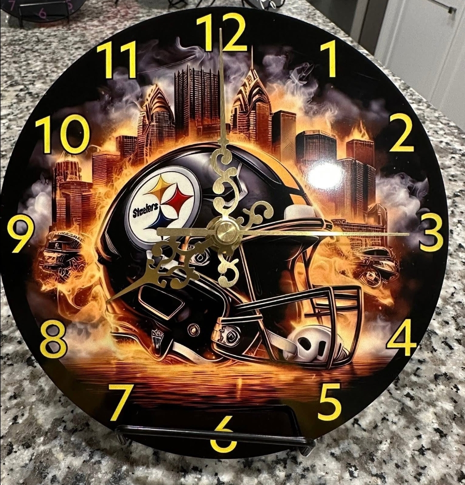 12 pack US Sublimation MDF Clock Blanks Bulk Wood DIY Wall Clock Round Printing Battery Operated for Easter Halloween Christmas Thanksgiving Day School Home Decor