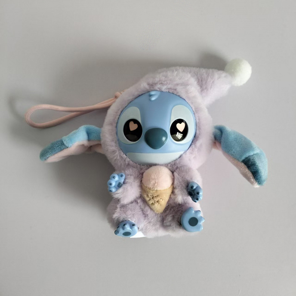 30pack China Cute Stitch Plush Doll Blind Box with Lanyard, Random Design Action Figures Collectible Toys Home Decorations, Holiday Birthday Gifts