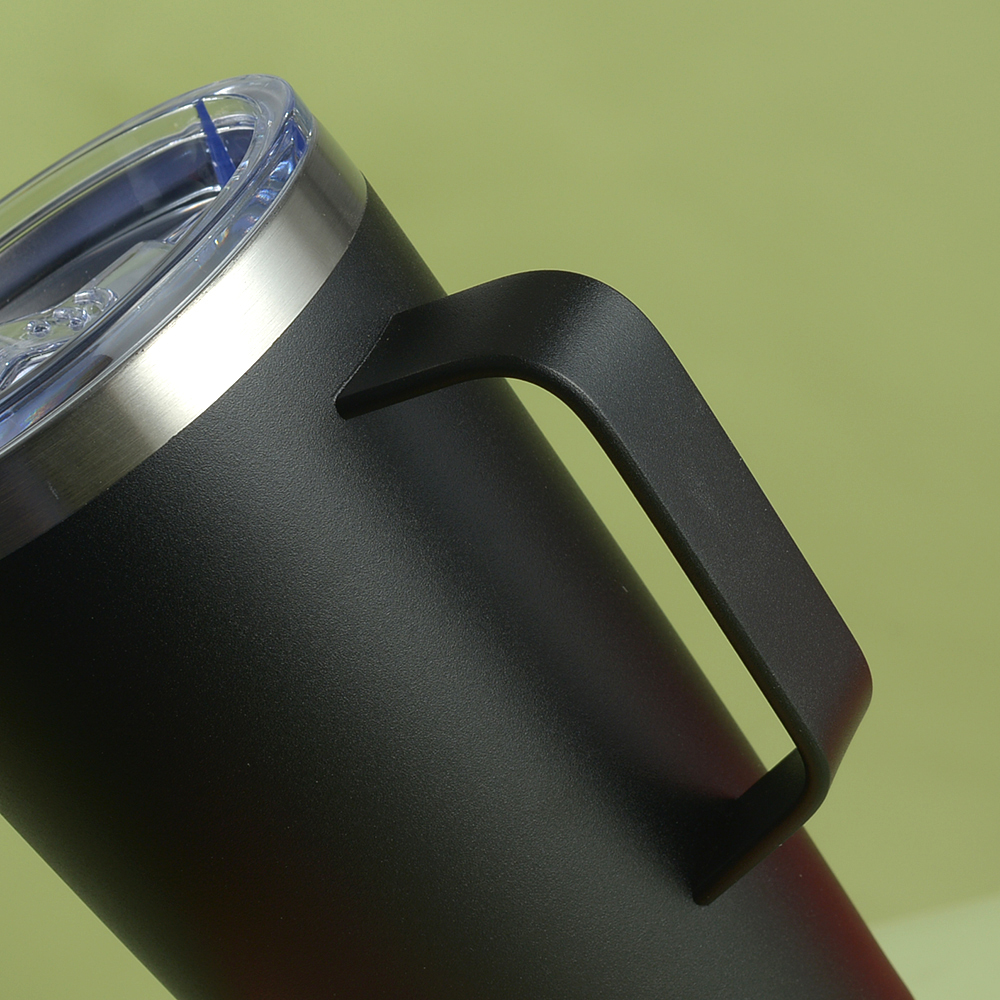 20 oz Tumbler with Handle and Lid, Stainless Steel Tumbler Insulated Travel Coffee Mug, Spill Proof Double Wall Vacuum Tumbler Cup Keep Drink Hot & Cold