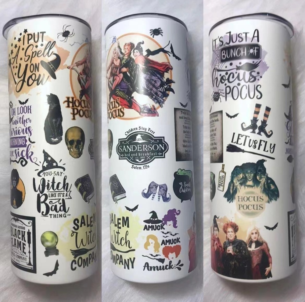25 pack US RTS Flat edge 20oz Sublimation Straight Matte Tumbler Free Shipping