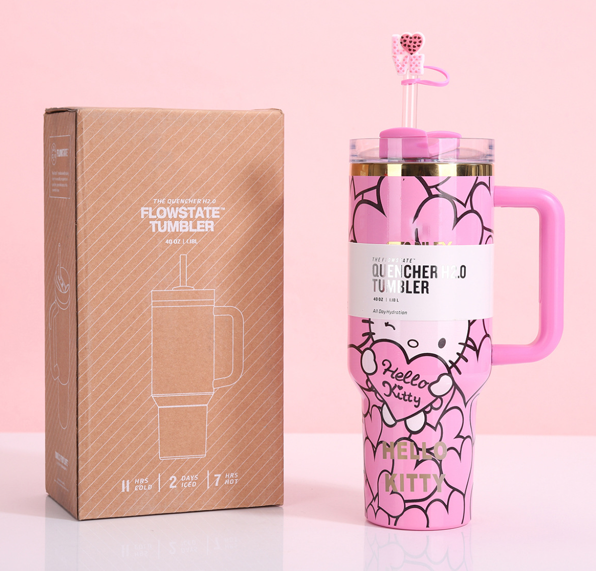 40oz Mug with log Valentine's Day gift. Free shipping. Available in gift box or regular size.