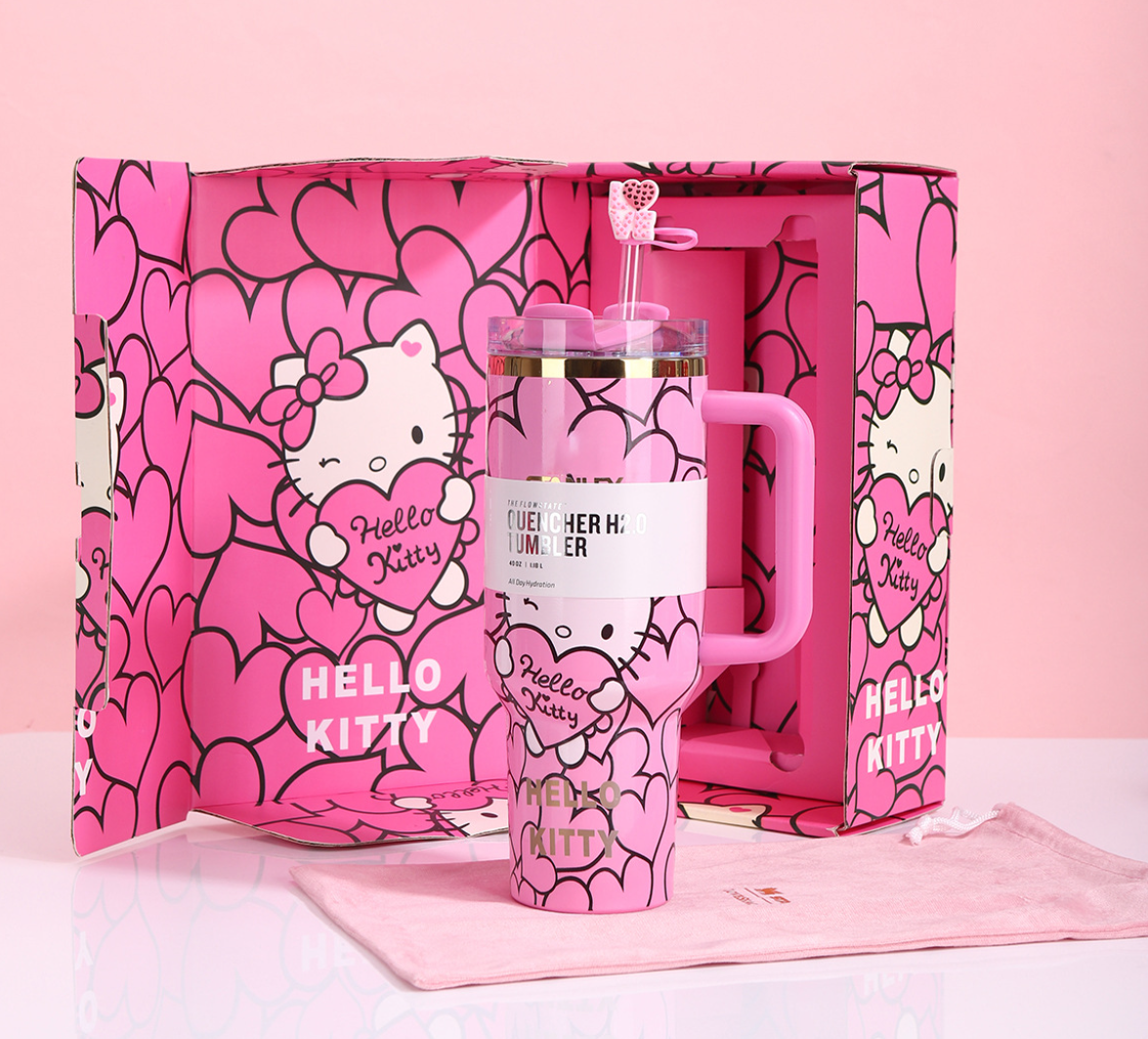 40oz Mug with log Valentine's Day gift. Free shipping. Available in gift box or regular size.