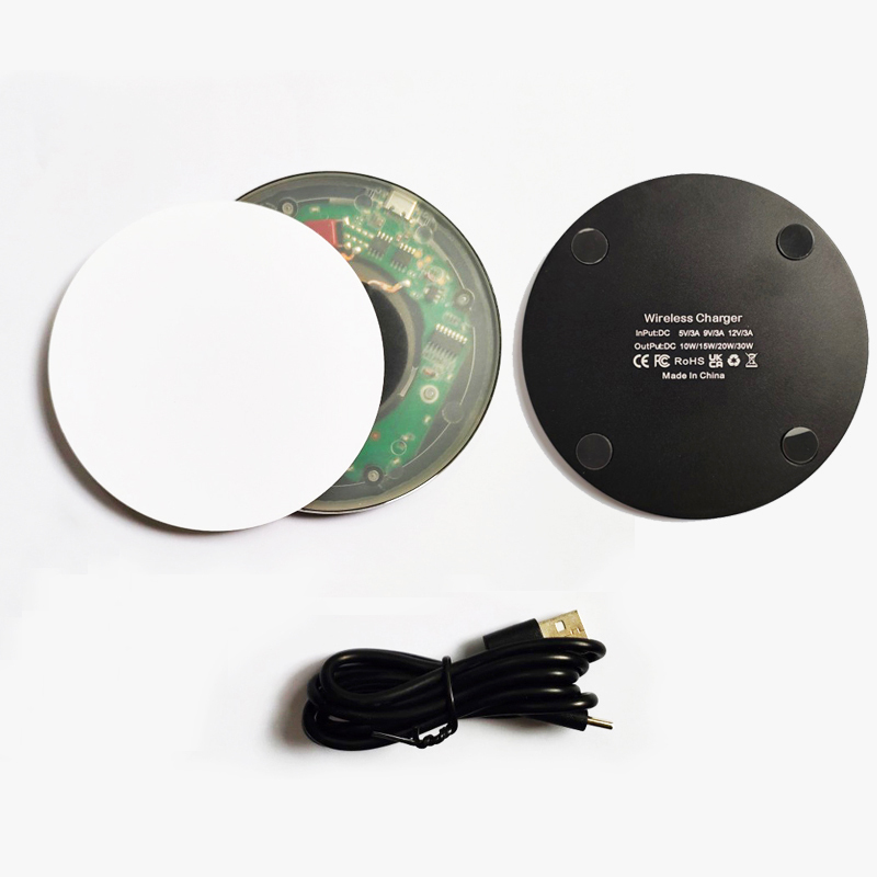 25pack China Sublimation blanks Magnetic Wireless Charging , USB-C Ports, Ultra-Thin & Portable, Ideal for Desk & Bedside
