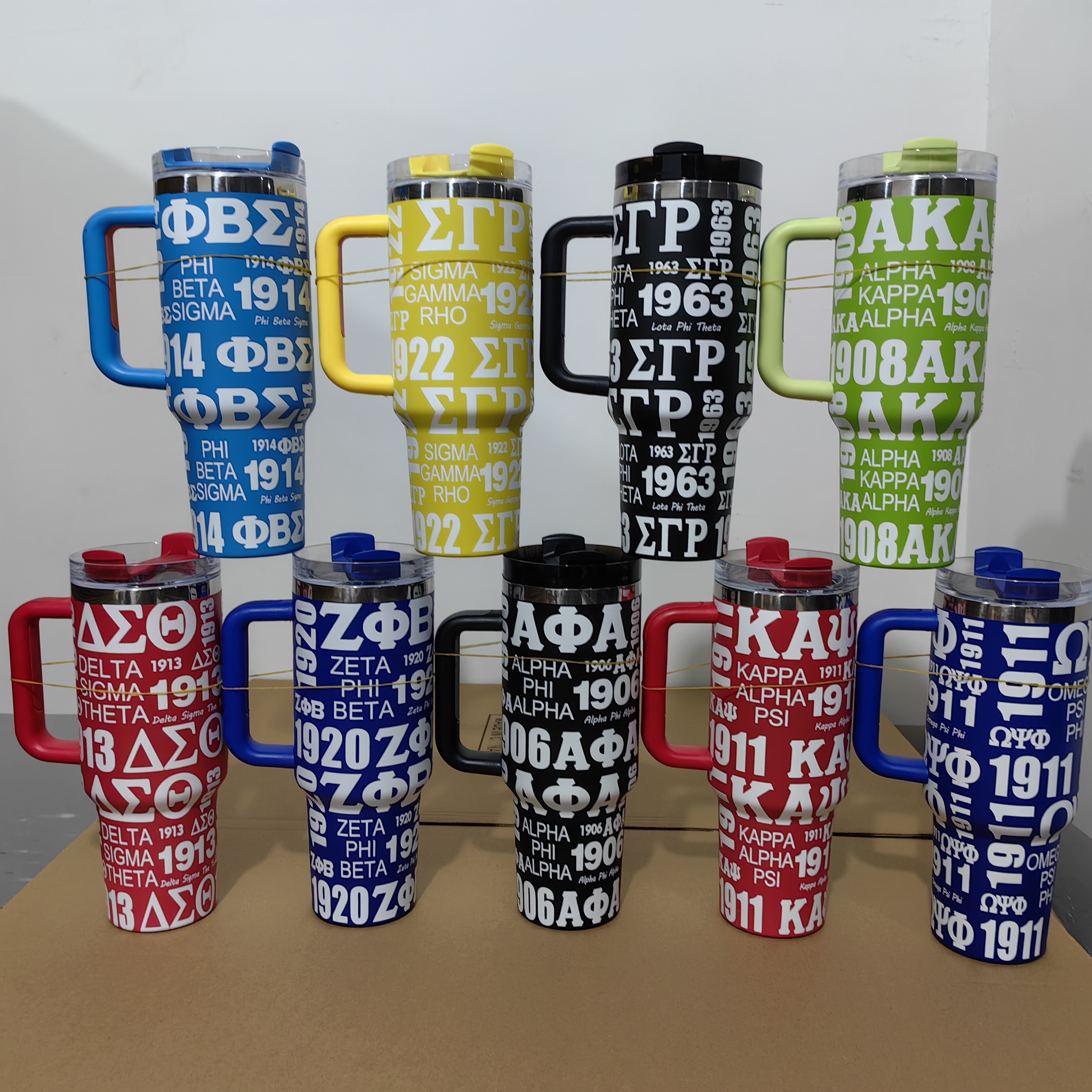 20pack China  20oz 40oz Greek Life: Brotherhood/Sisterhood Mug . Free shipping