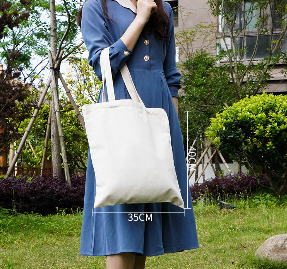 Canvas Bag Premium Canvas Reusable Tote Gift Bags,Made of Natural Canvas with Handle,Work,DIY,Shopping,Custom logos are available.